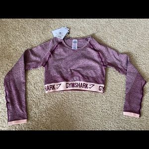 Gymshark long sleeve crop top